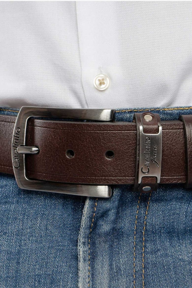 Gentleman 512 Leather Belt, Alternate, color, Brown