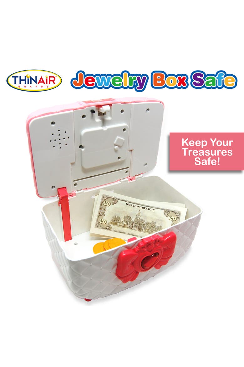 Jewelry Box Safe Light & Sound, Pin & Fingerprint Scanner, Alternate, color, Multicolored