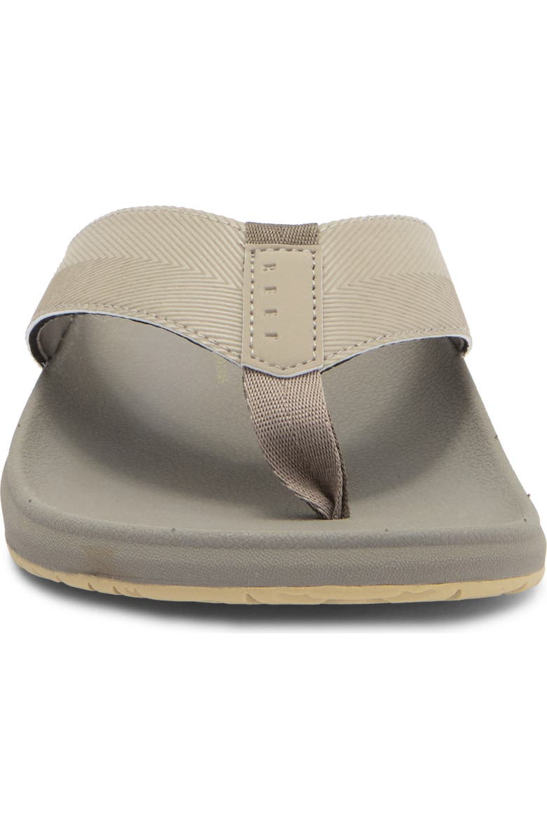 Reef The Raglan Flip Flop, Alternate, color, Stone