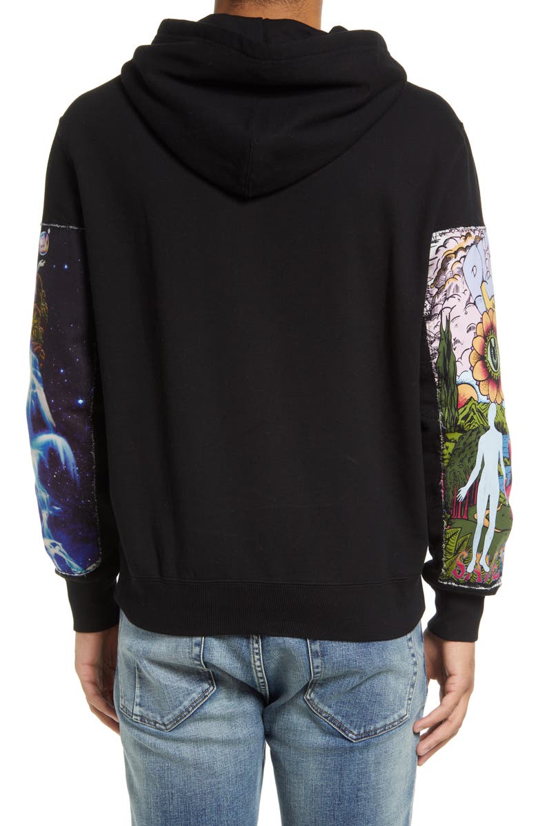 Billionaire Boys Club Trance Colorblock Graphic Hoodie, Alternate, color,