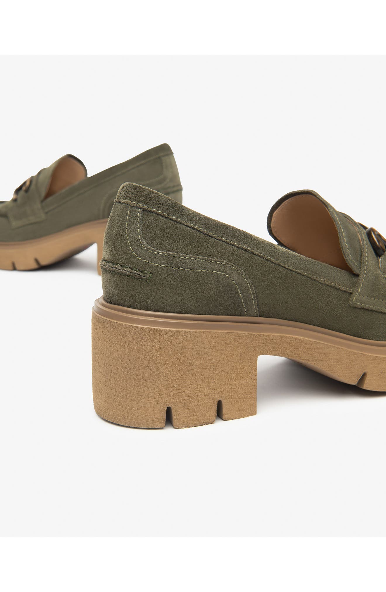 Lug Sole Loafer, Alternate, color, OLIVE