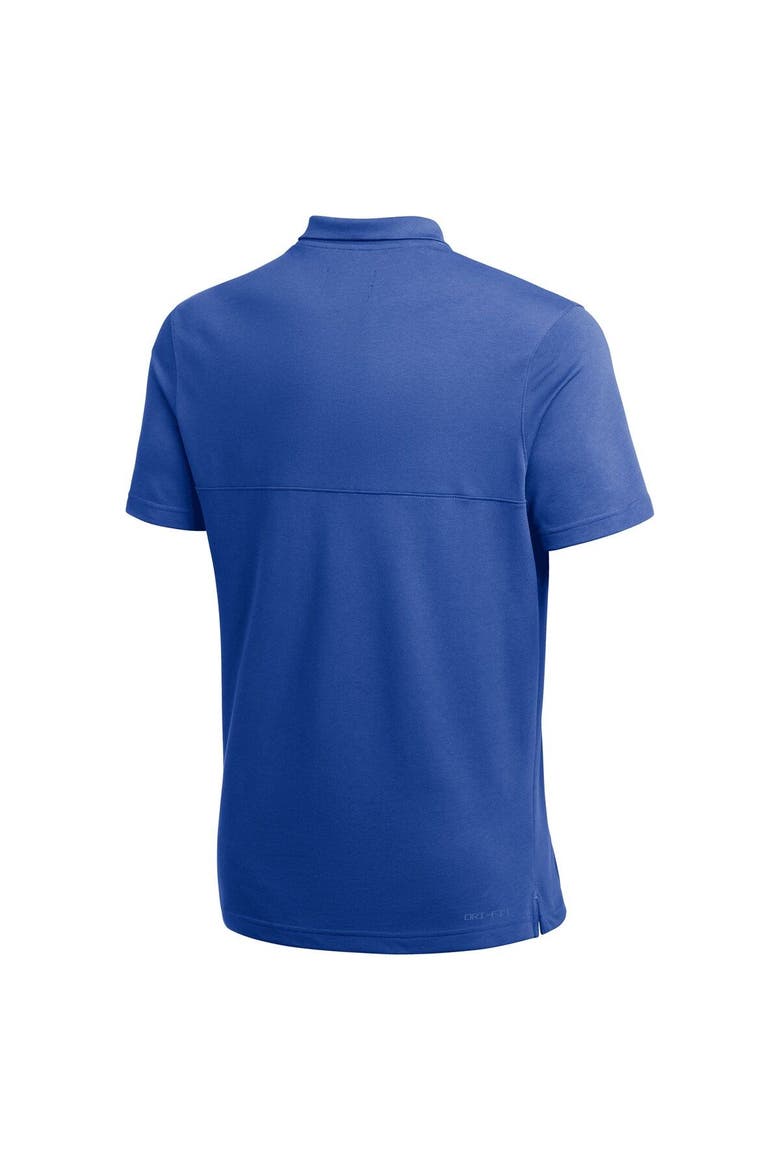 Men's Jordan Brand Royal Florida Gators 2022 Coaches Performance Polo, Alternate, color, Royal