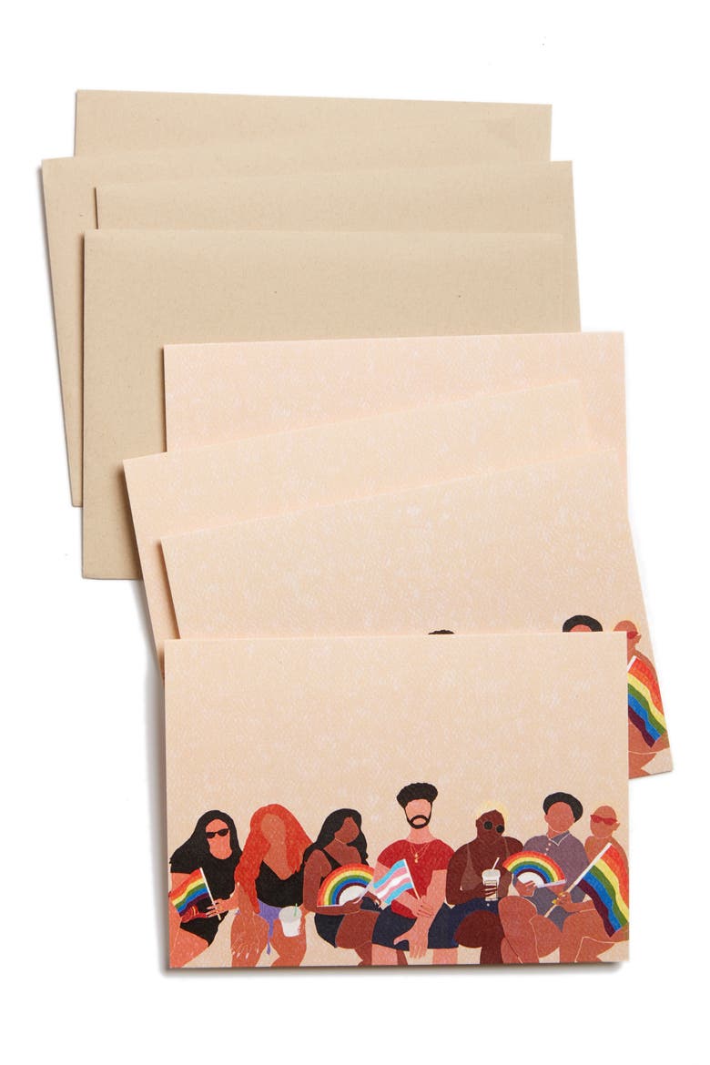 Package Free x AYA PAPER CO. 4-Pack Pride 365 Card Set, Main, color, PRIDE 365