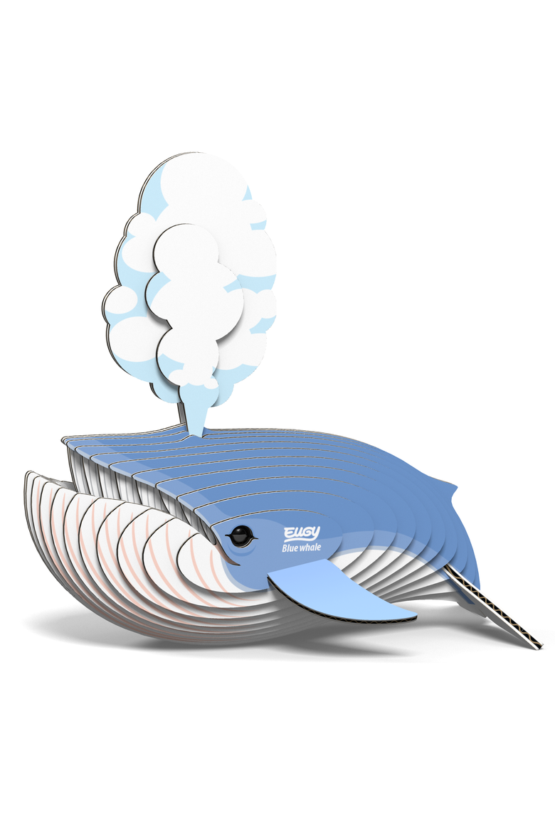 Blue Whale 3D Puzzle, Alternate, color, No Color
