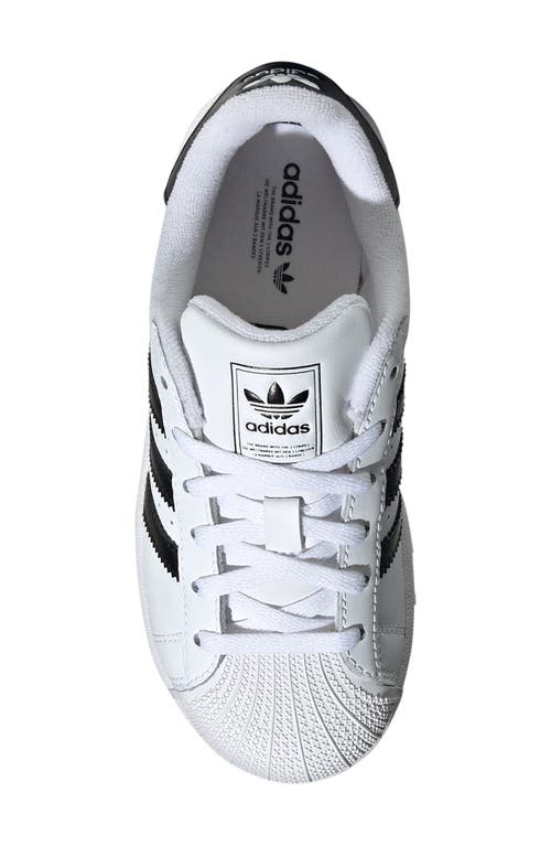 Adidas Originals Adidas Kids' Superstar Ii Sneaker In White/black/white
