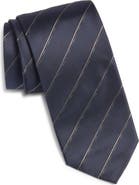 Canali Stripe Silk Tie