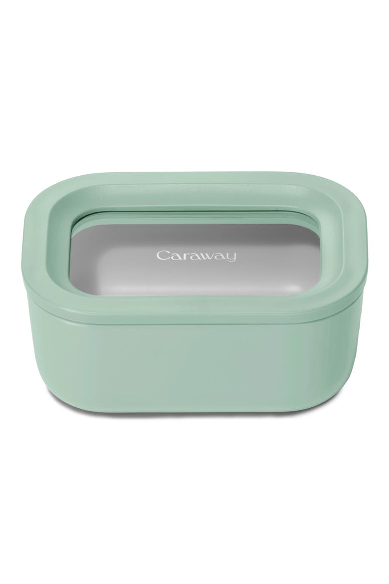 Mini Rectangle Glass Food Storage Container, Main, color, MIST