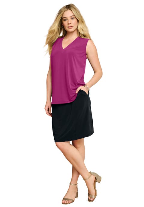 Ultrasmooth® Fabric V Neck Tank