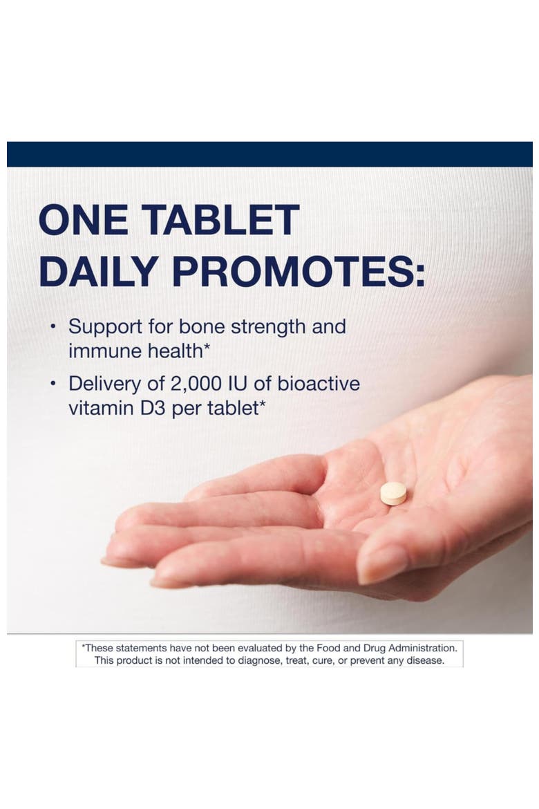 D3 2000 IU Vitamin Supplement Bone Health Support 90 Count, Alternate, color, None