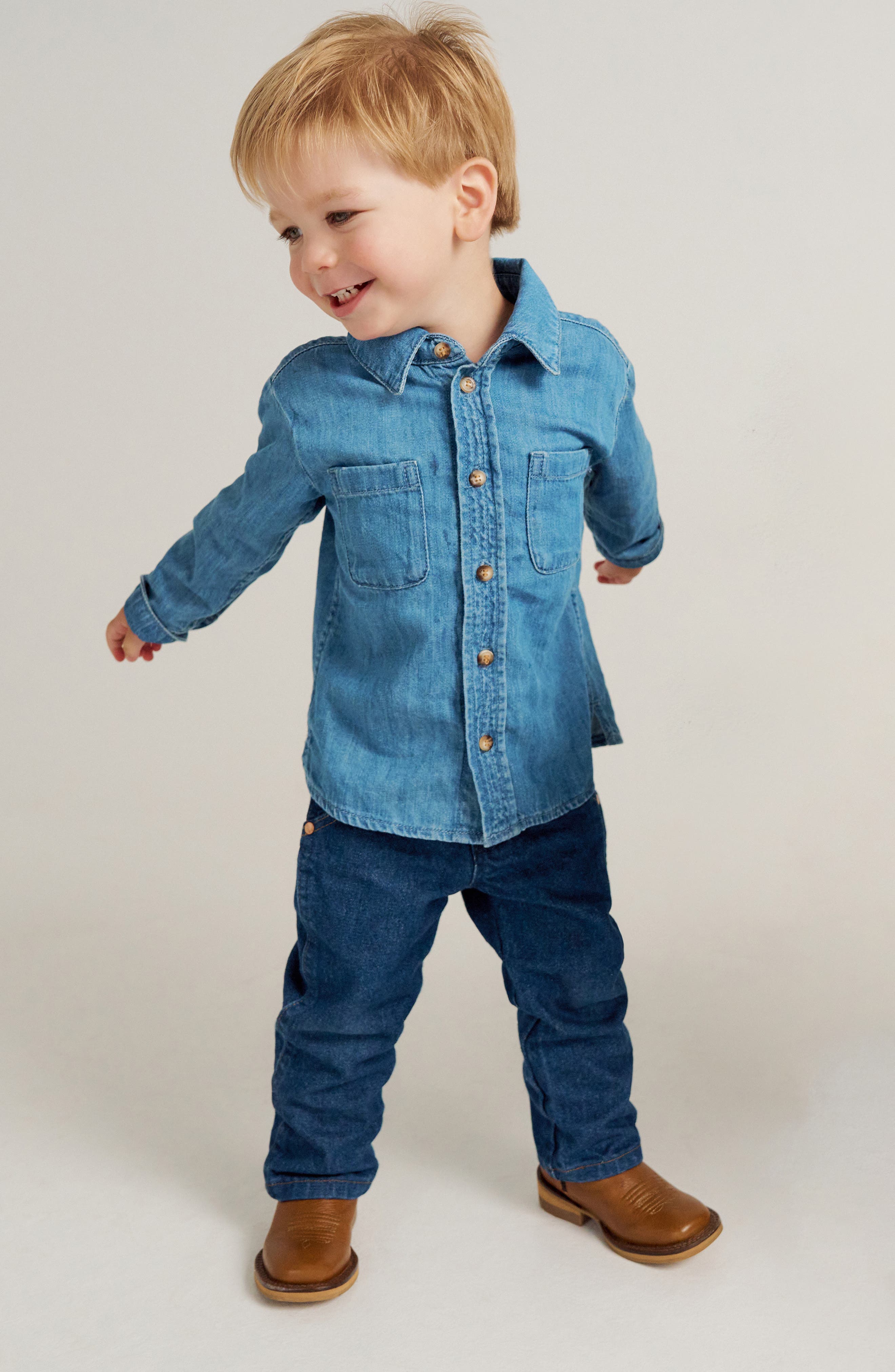 Tecovas Kids' The Doc Western Boot, Alternate, color, Tan