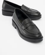 Forever
Always Shoes Bree Platform Penny Leather Loafer