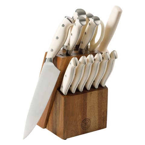 Greeley 14-Piece High-Carbon Stainless Steel Knife Block Set