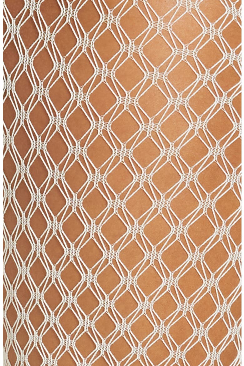 Double Weave Net Tights, Alternate, color, IVORY