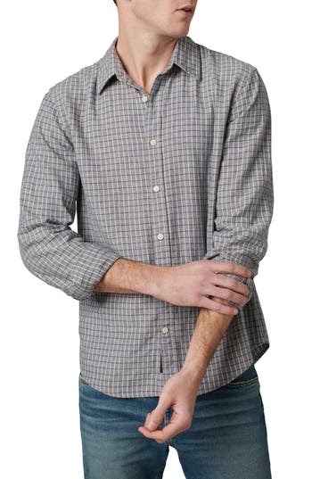 Joe's Oliver Plaid Linen Blend Button-up Shirt