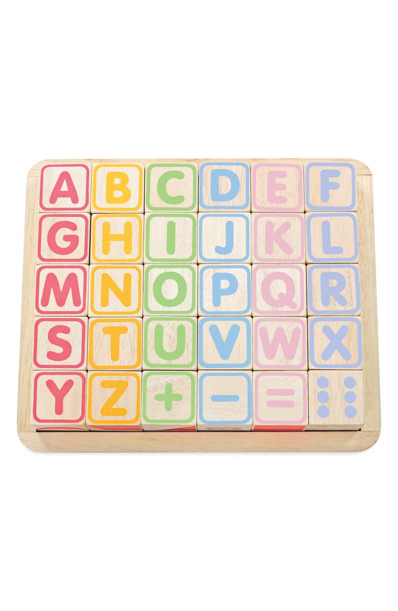 Le Toy Van ABC Wooden Blocks Set, Alternate, color, 