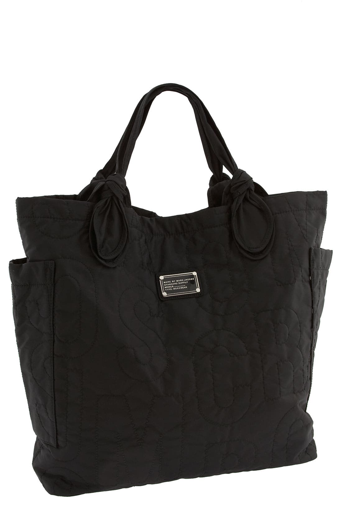 MARC BY MARC JACOBS 'Pretty Nylon - Tate' Tote, Main, color, BLACK