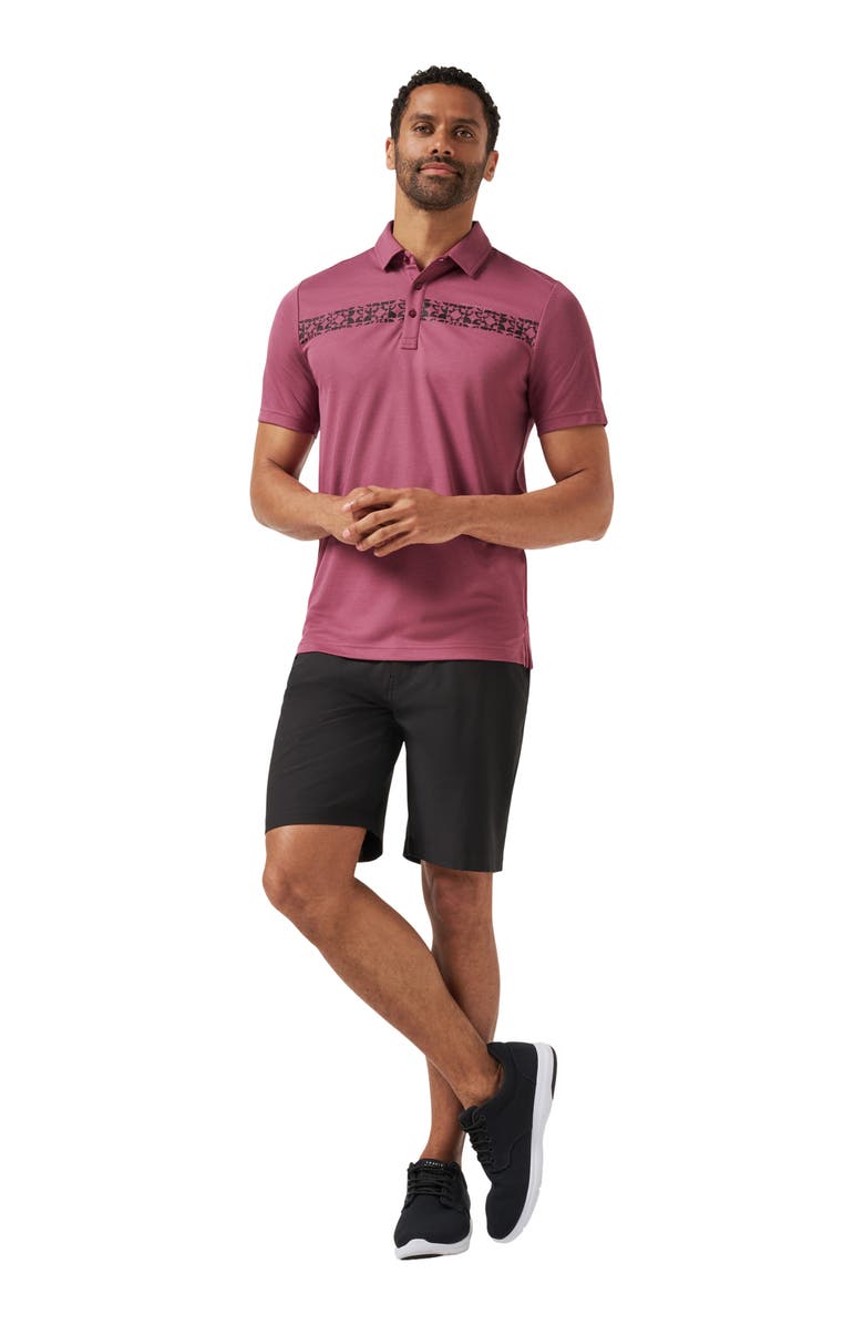 TravisMathew Bungee Jump Polo, Alternate, color, Damson