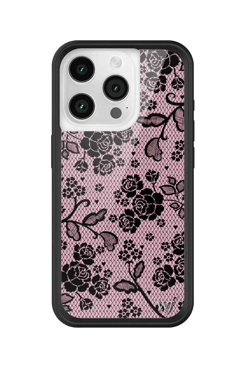 Lace Lover iPhone Case, Alternate, color, Pink