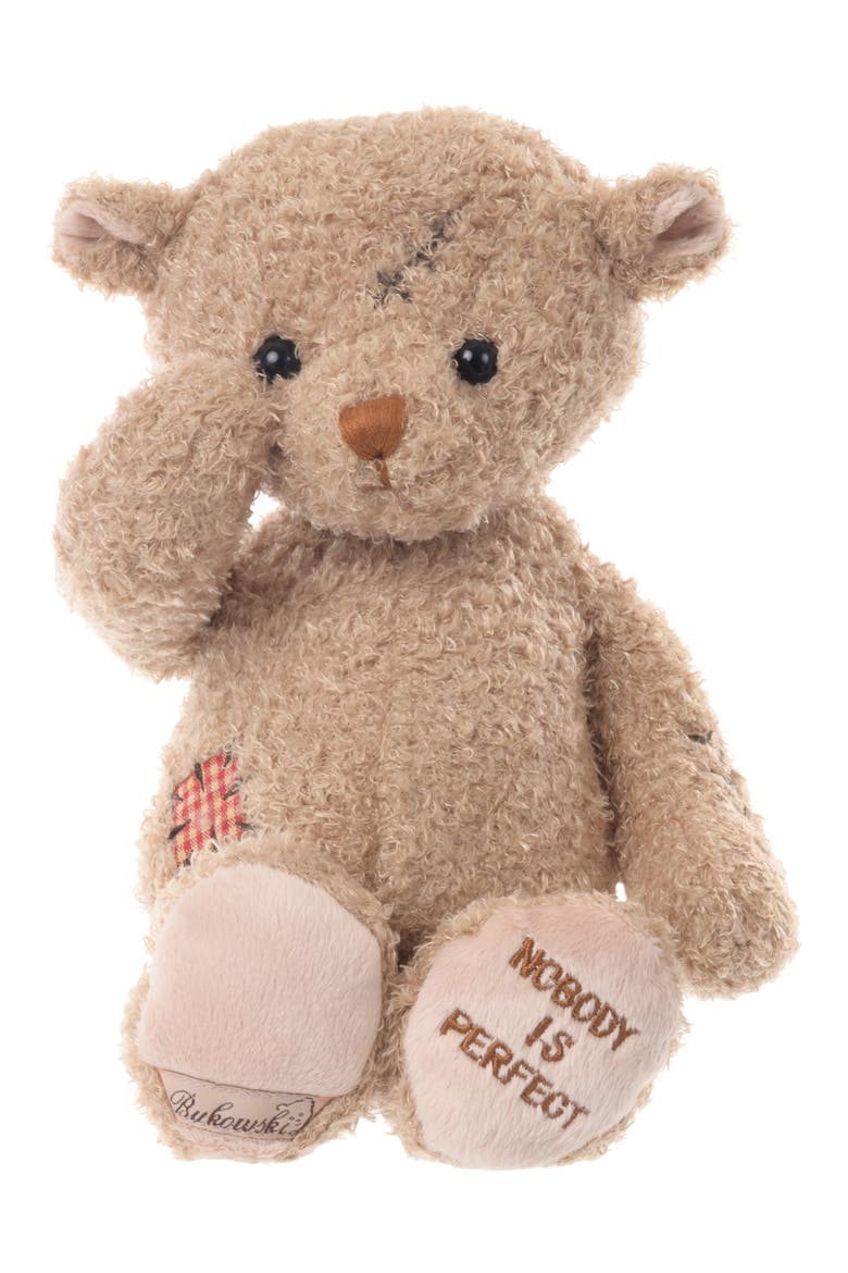 Kids' Nobody Is Perfect Teddy Bear Plush Toy, Alternate, color, NO COLOR
