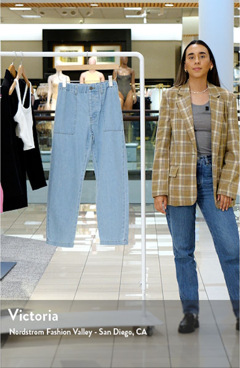 Mercer High Waist Utility Ankle Jeans, sales video thumbnail