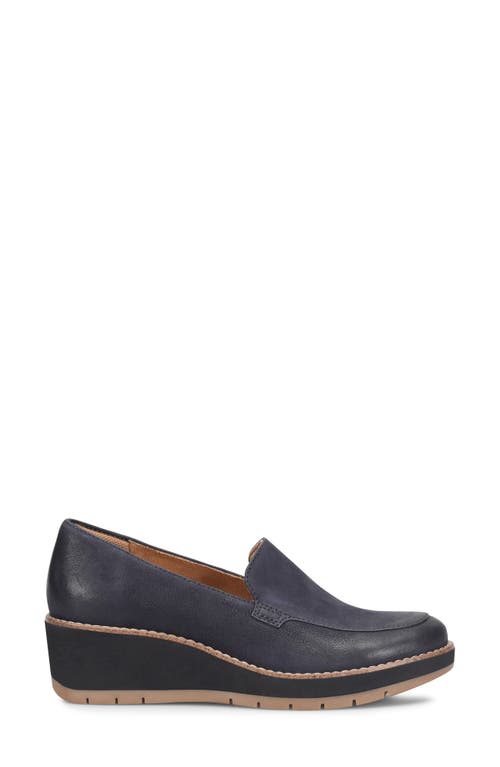 Comfortiva Farland Wedge Loafer In Sky Navy