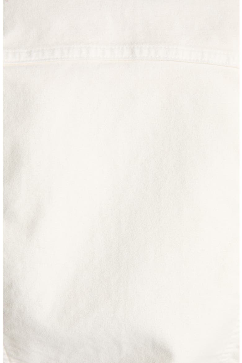 Moleskin Denim Trucker Jacket, Alternate, color, OFF WHITE