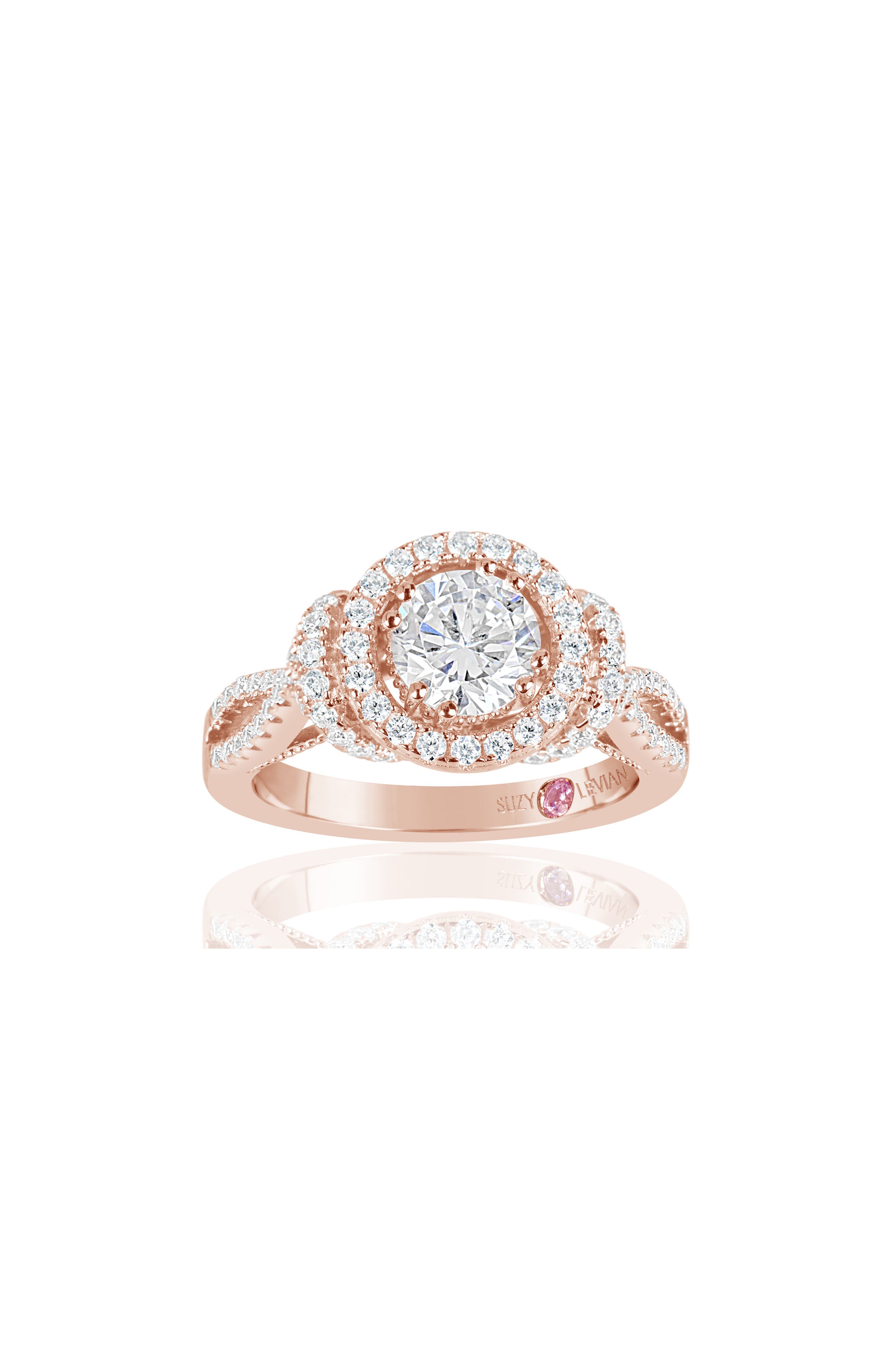 SUZY LEVIAN CZ Engagement Ring