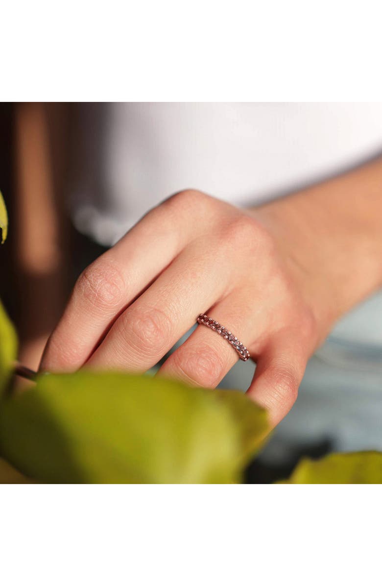 DELMAR Smoky Quartz Anniversary Ring, Alternate, color, Brown