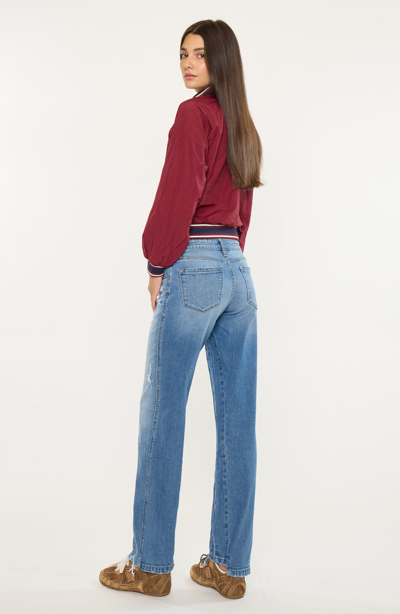 KanCan Kells Mid Rise Straight Jeans, Alternate, color, 
