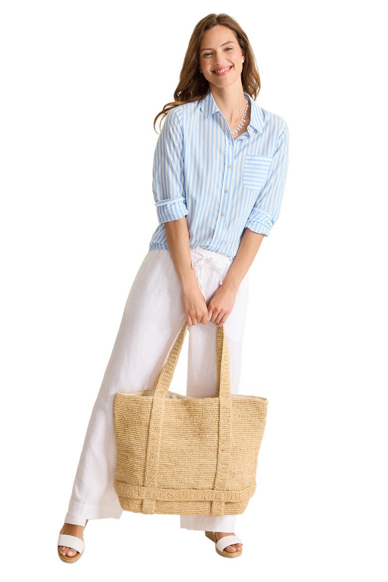 Oceanic Oasis Shirt, Alternate, color, BIG SKY BLUE