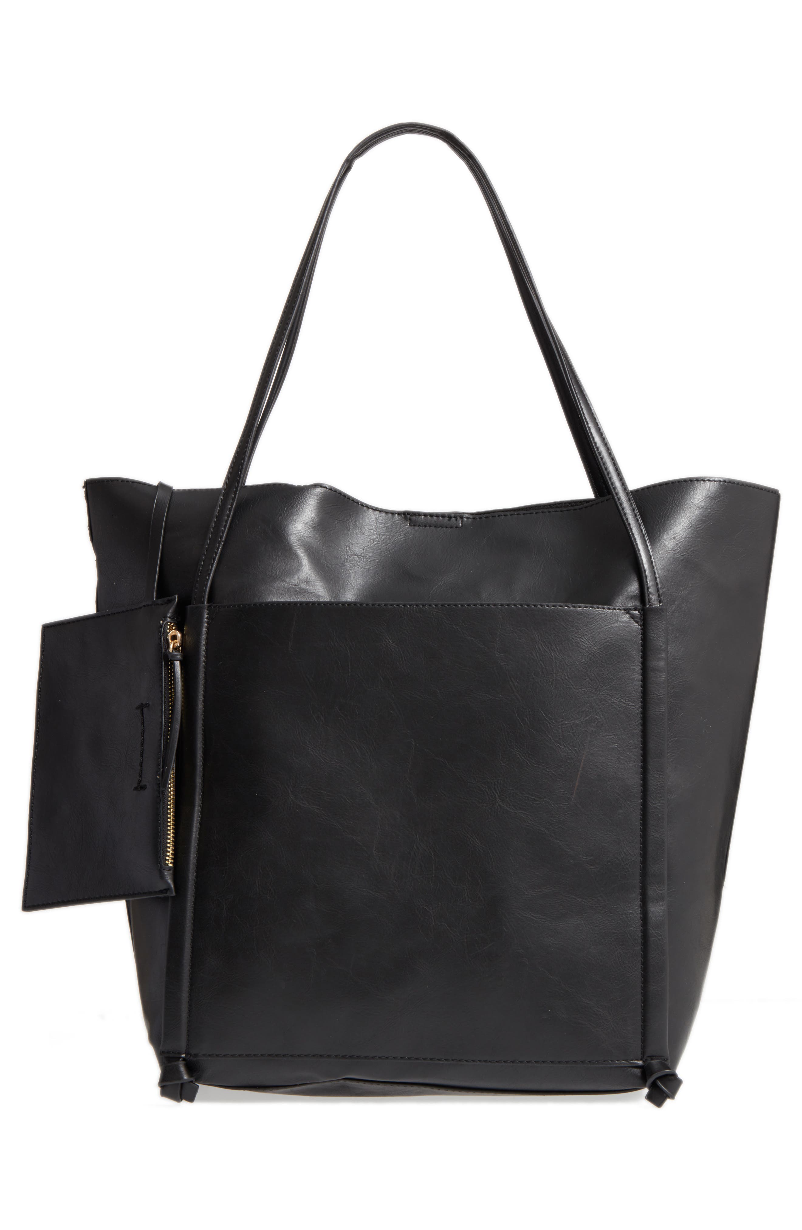 Sole Society Harley Faux Leather Tote, Alternate, color, 