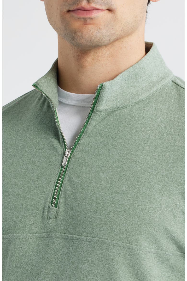 Mikey Quarter Zip Pullover, Alternate, color, FERN