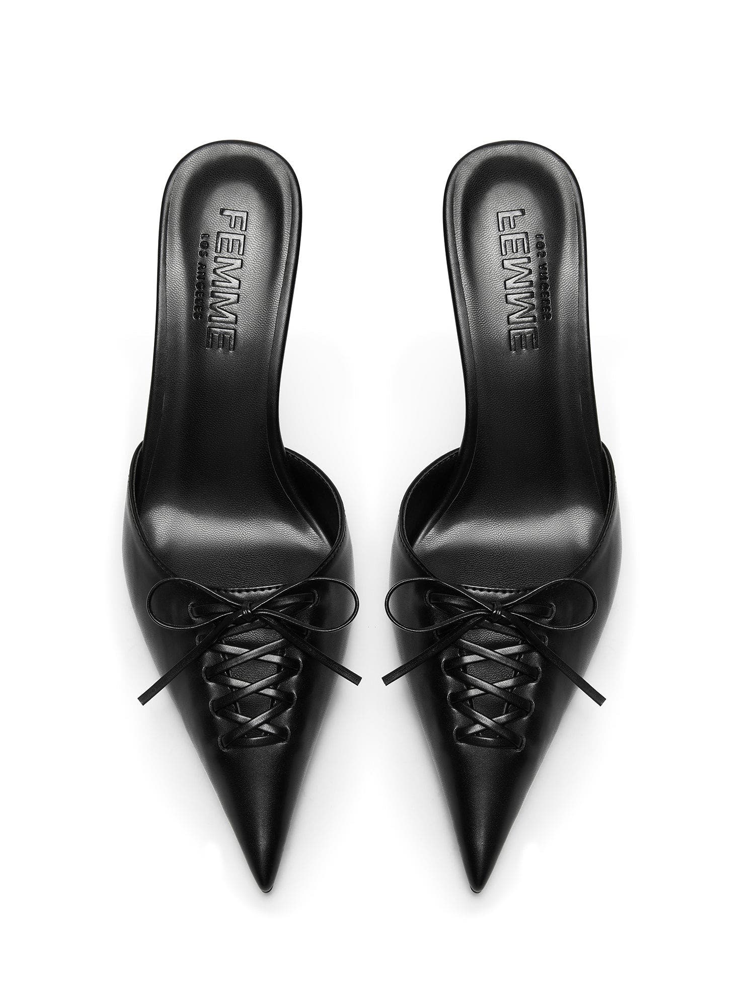 FEMME Louis Mule, Alternate, color, Black