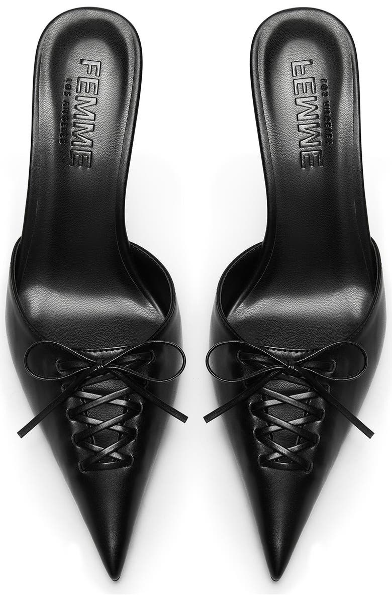 FEMME Louis Mule, Alternate, color, Black