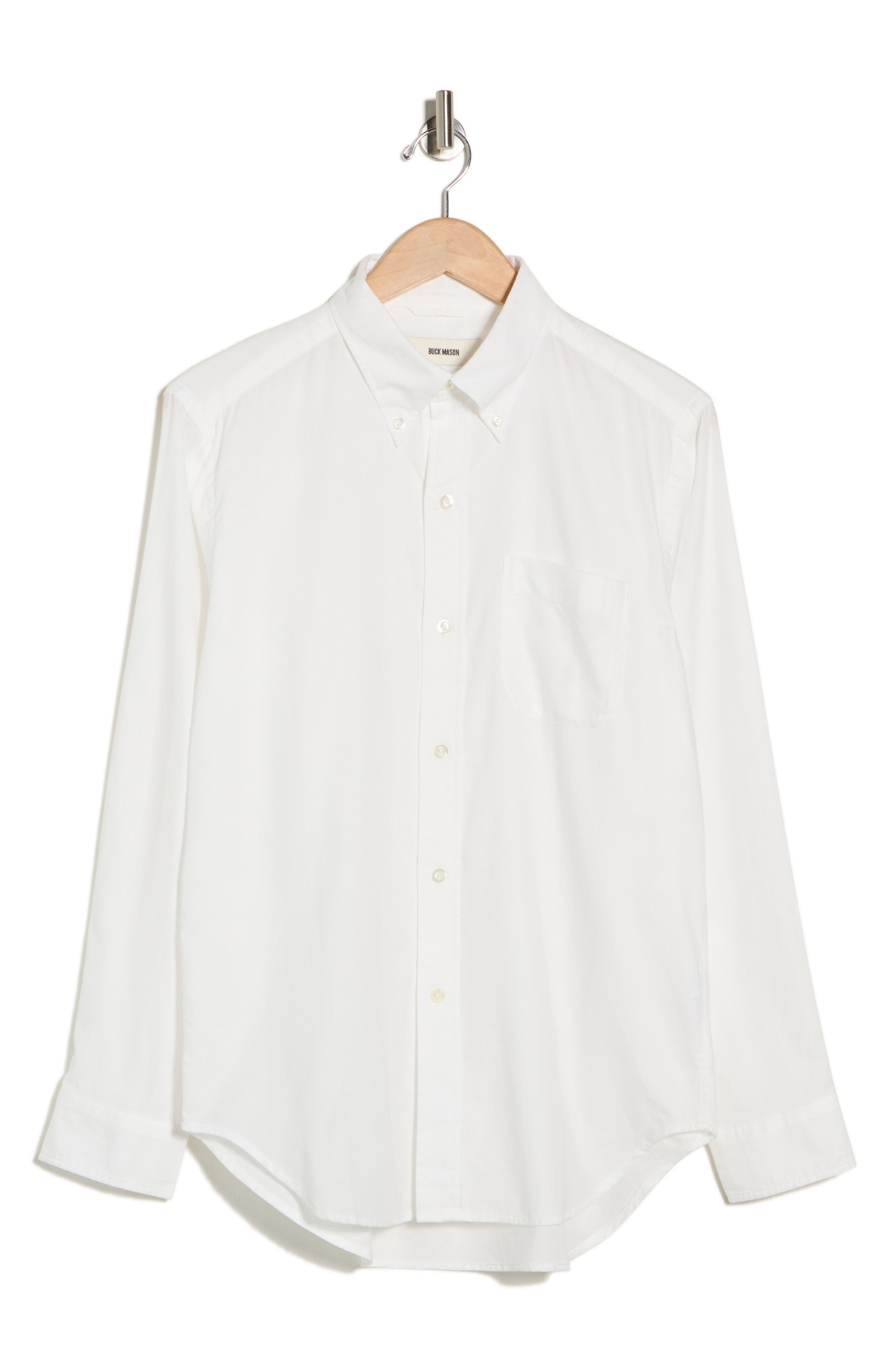 BUCK MASON California Cotton Oxford Button-Down Shirt