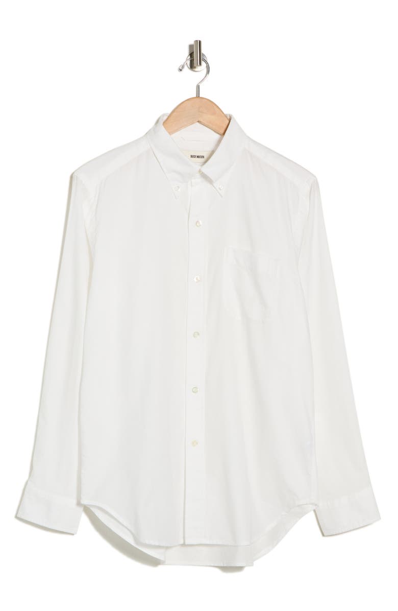 BUCK MASON California Cotton Oxford Button-Down Shirt, Main, color,