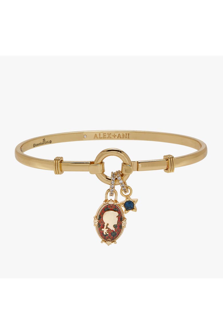American Girl® Molly 'Lovable' Tension Bangle, Main, color, Gold