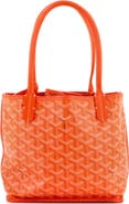 Pre-Owned Goyard Anjou Reversible Tote Coated Canvas Mini