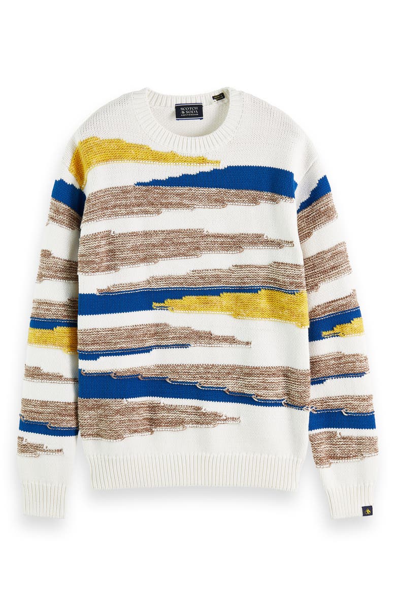 Scotch & Soda Landscape Crewneck Sweater, Main, color,