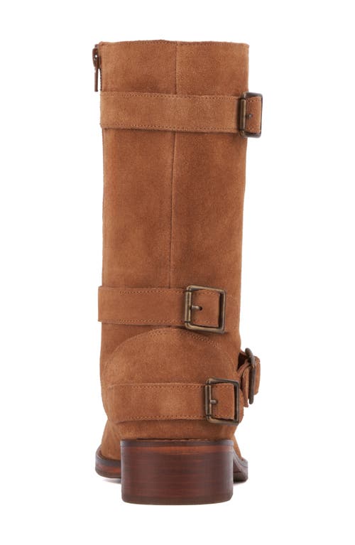 Vintage Foundry Katia Square Toe Boot In Tan