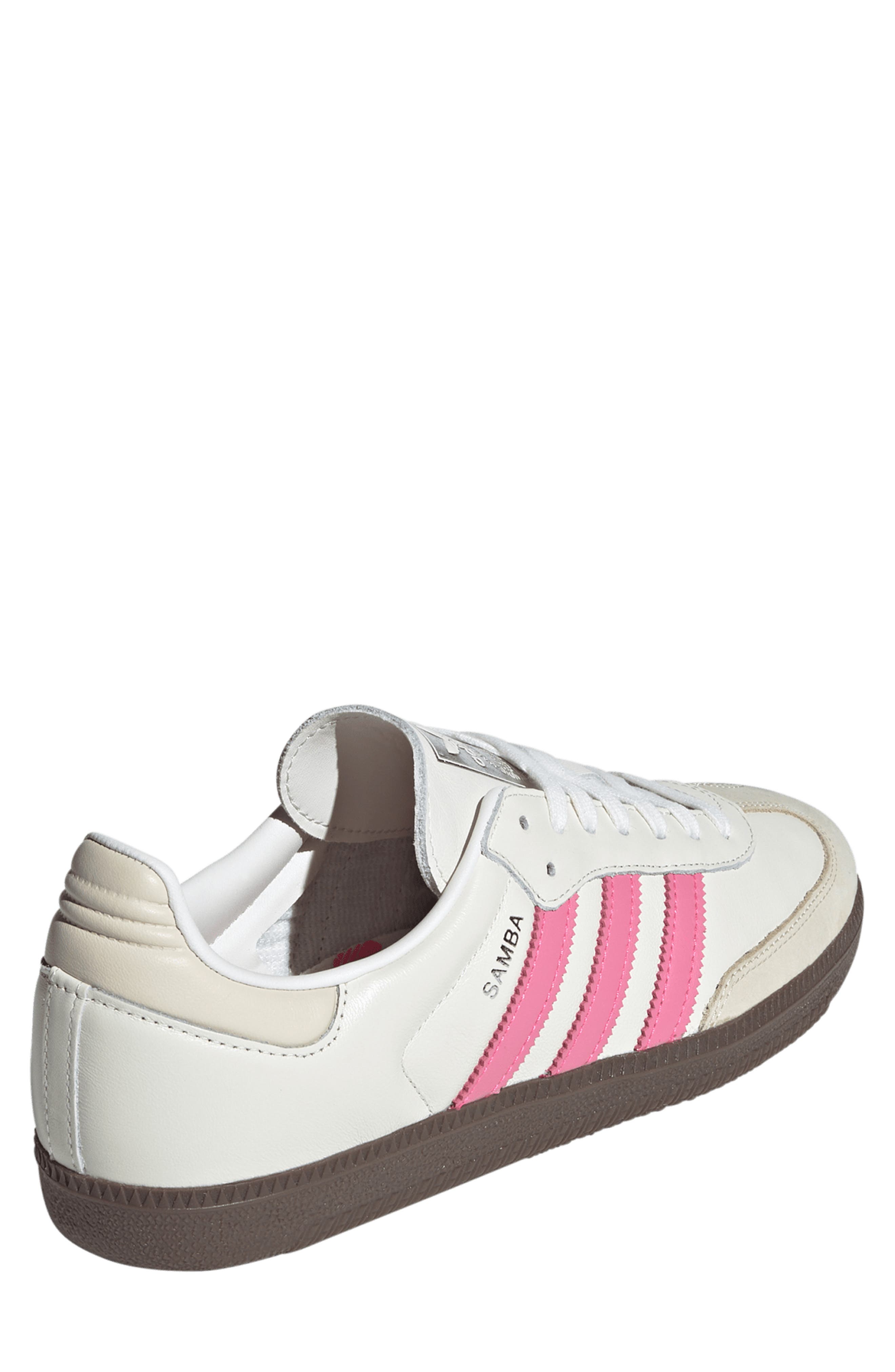 adidas Gender Inclusive Samba OG Sneaker, Alternate, color, Cloud/Pink/ Wonder