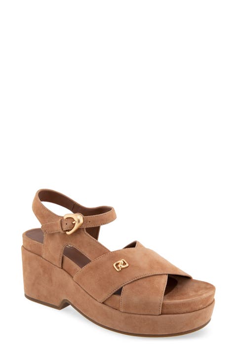 Cora Ankle Strap Platform Sandal (Women)