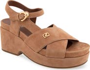 Aerosoles Cora Ankle Strap Platform Sandal