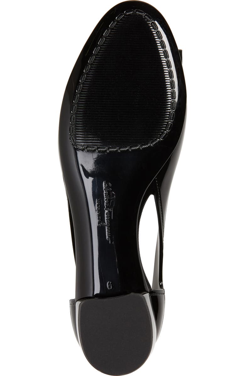 FERRAGAMO Salvatore Ferragamo Jelly Cutout Ballerina Flat, Alternate, color,