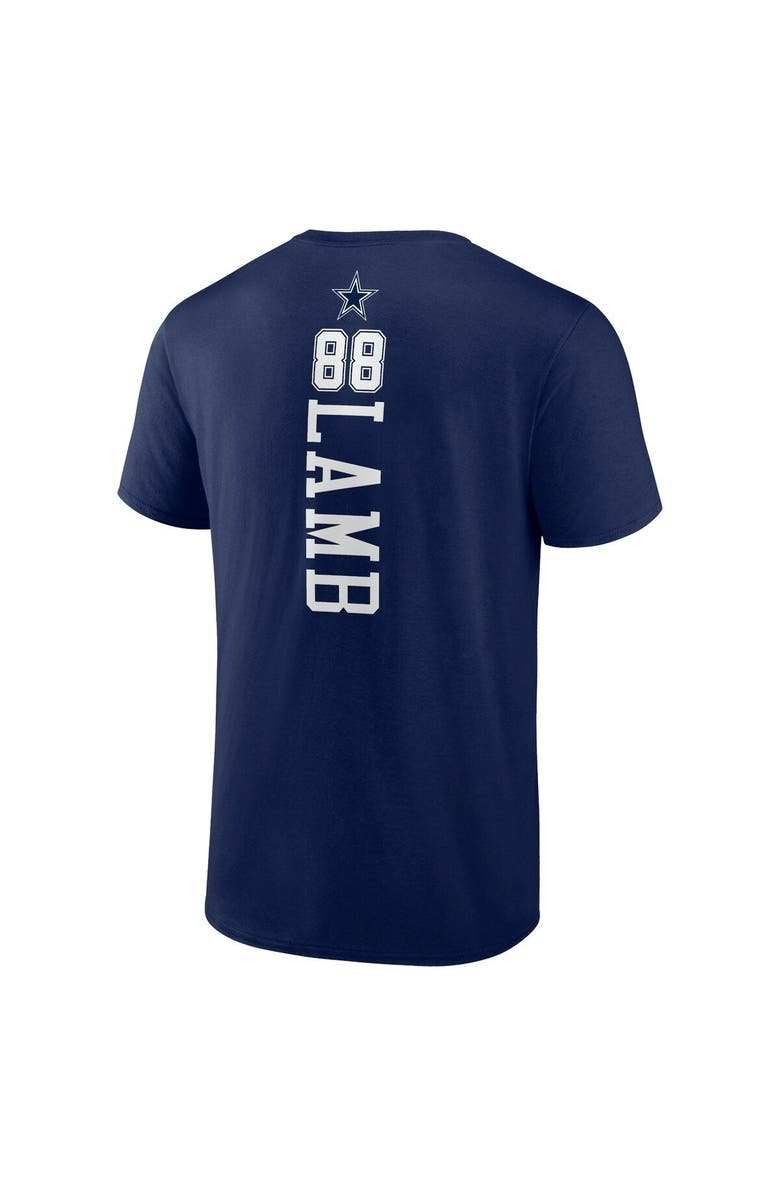 FANATICS Men's Fanatics Branded CeeDee Lamb Navy Dallas Cowboys Playmaker T-Shirt, Alternate, color, Navy
