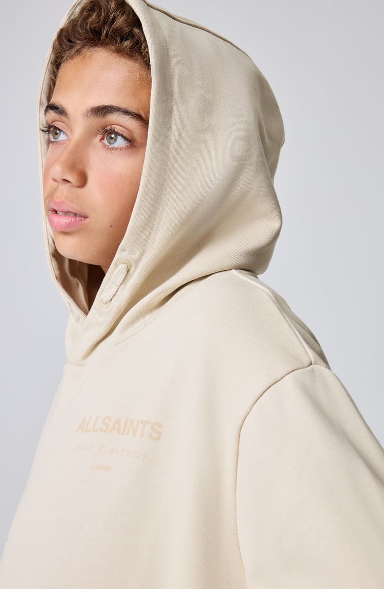 smALLSAINTS by ALLSAINTS Kids' Underground Hoodie, Alternate, color, Neutral