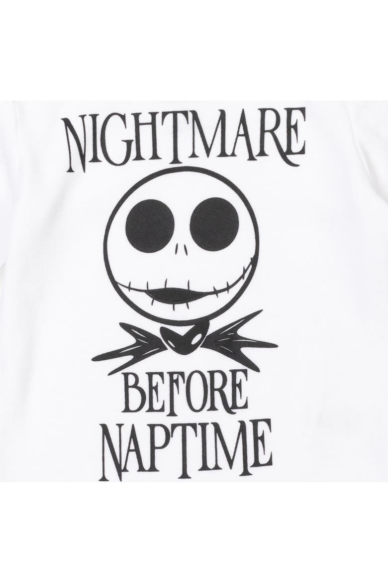 Nightmare Before Christmas Bodysuit Pants and Hat Set, Alternate, color, Jack Skellington Grey