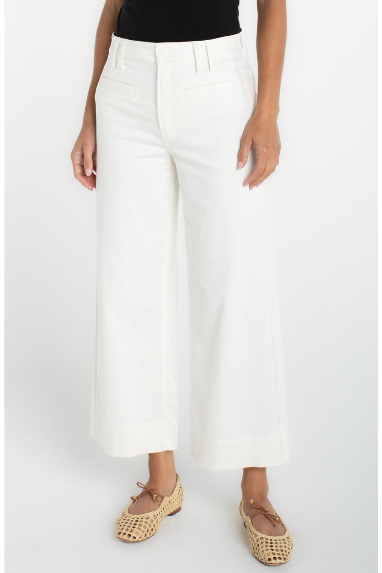 High Waist Crop Wide Leg Pants, Main, color, WHIPPED CREAM