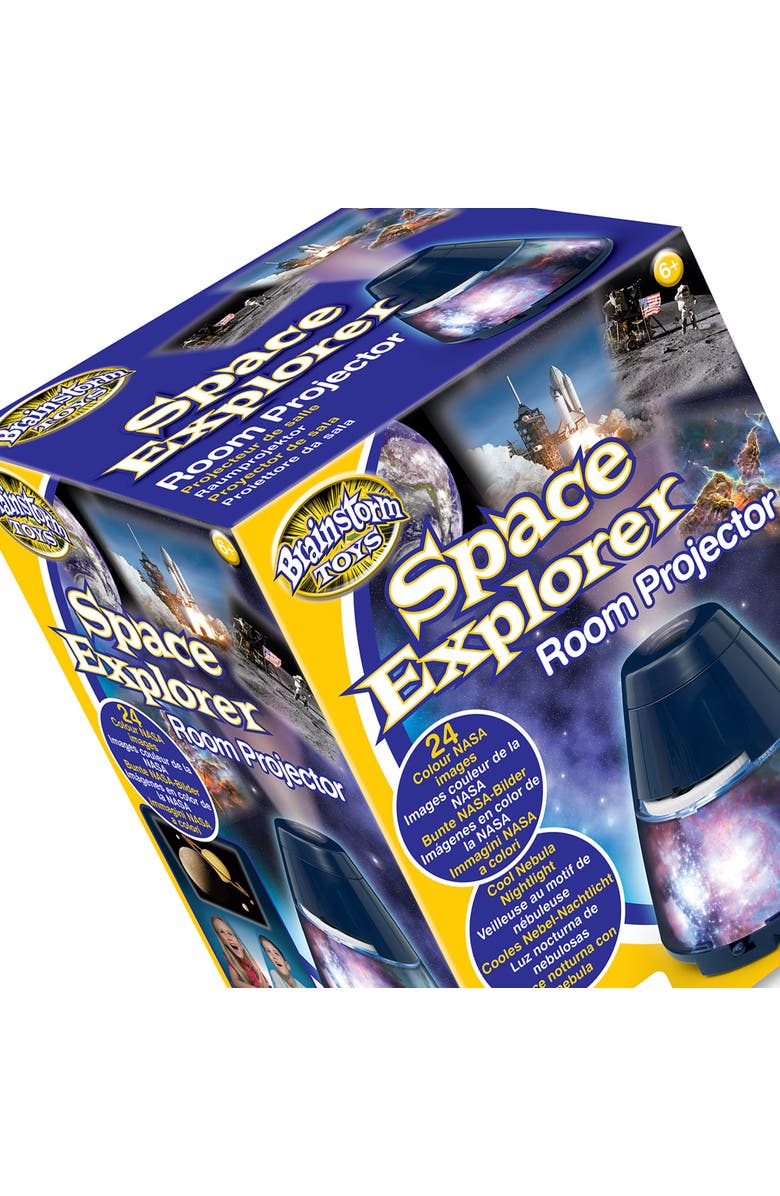 Brainstorm Toys Space Explorer Room Projector 24 Nasa & Hubble Spacecraft Images, Ages 6+, Alternate, color, Multicolored
