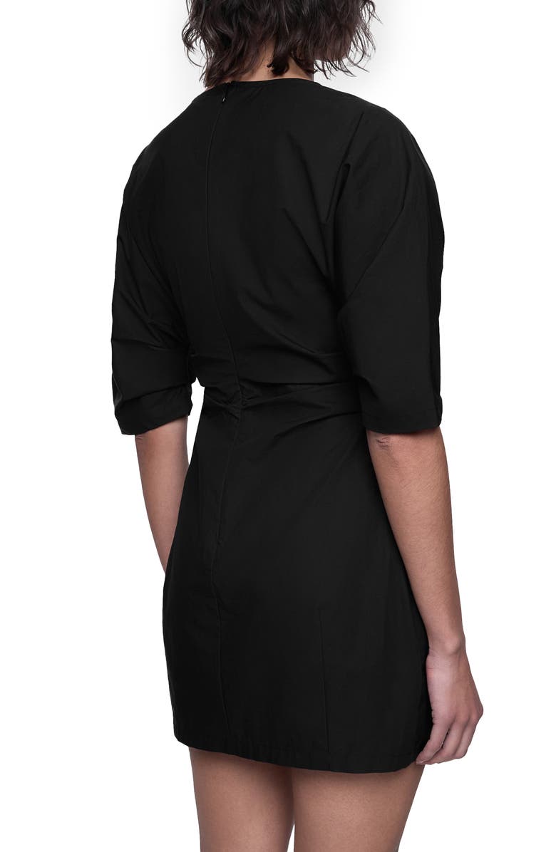 Rebecca Minkoff Stella Center Ruched Cotton Minidress, Alternate, color, 